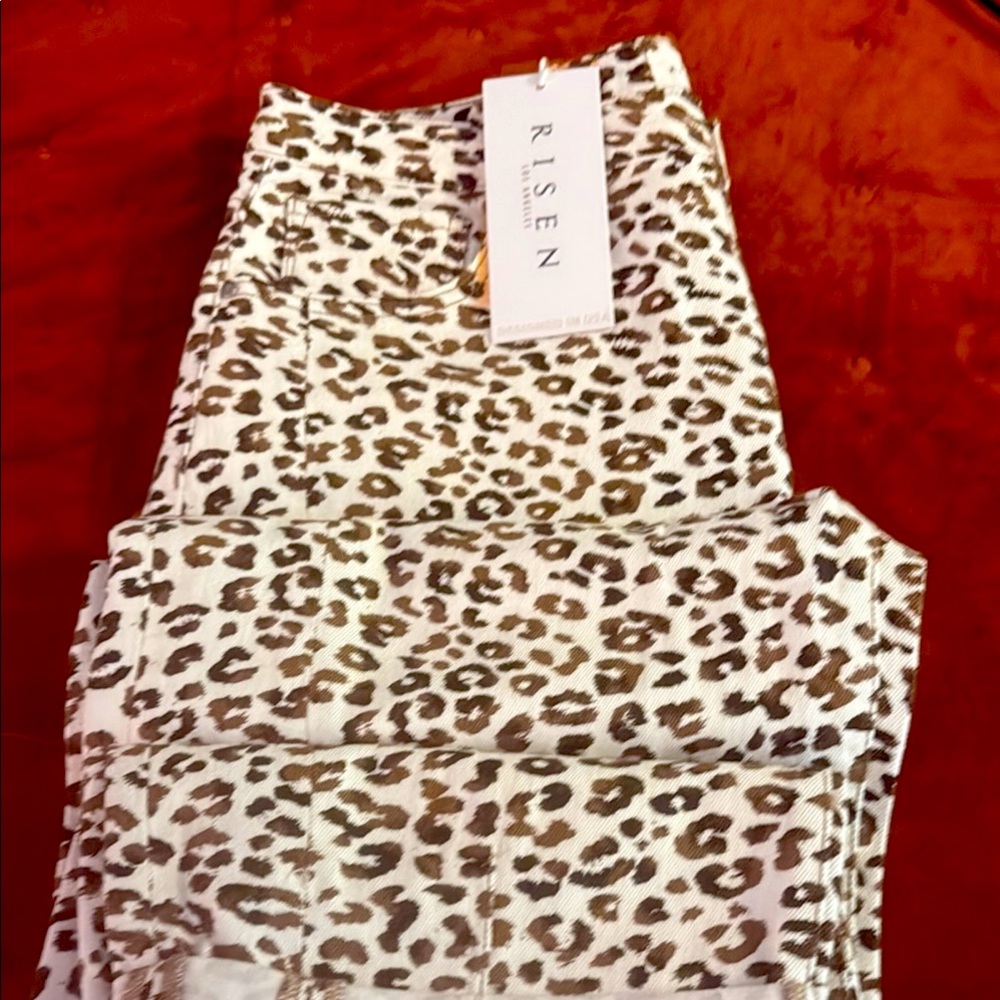 Risen Leopard Print Pants